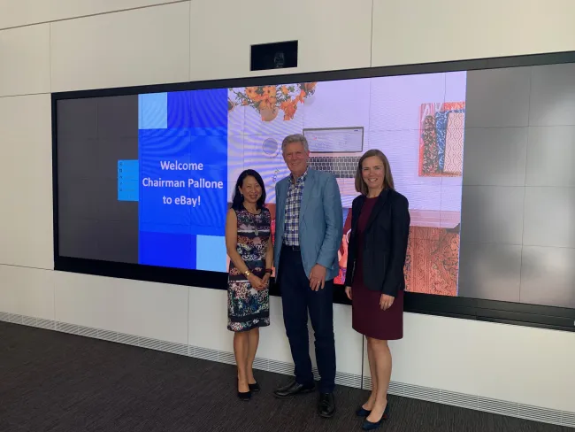 eBay Hosts Chairman Frank Pallone At Headquarters