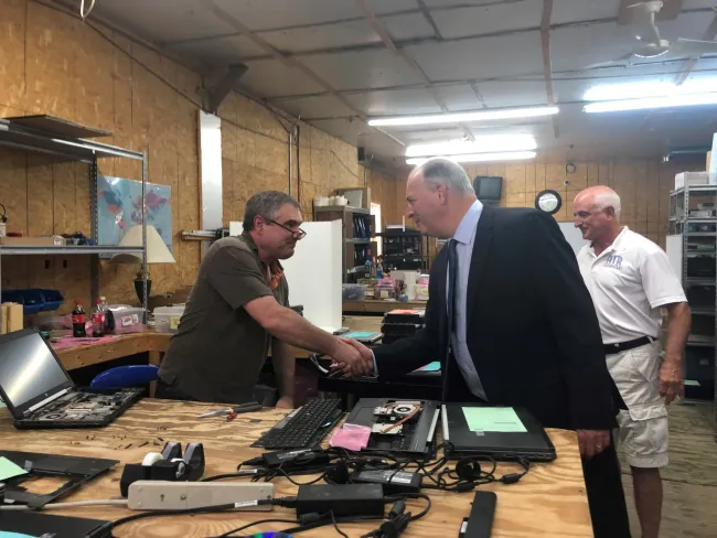 Congressman Visits eBay Small Business Advocate